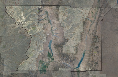 Piute County UT USGS imagery and topo map