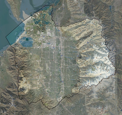 Salt Lake County UT USGS imagery and topo map