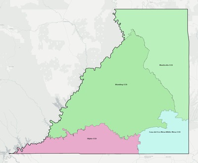 San Juan County UT townships and subdivisions map