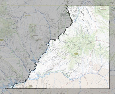 San Juan County UT USGS topo map