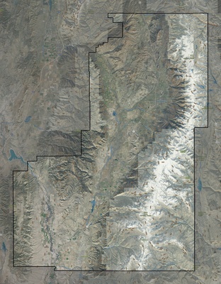 Sanpete County UT USGS imagery and topo map