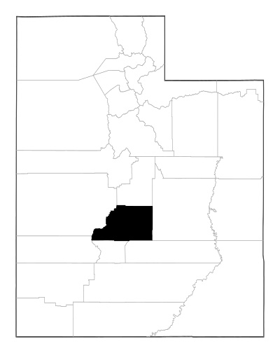 Sevier County in Utah