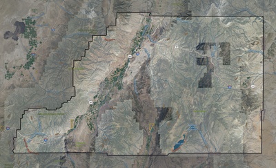 Sevier County UT USGS imagery and topo map