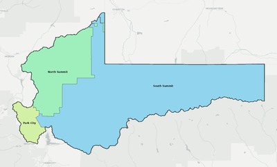 Summit County UT school district boundaries map