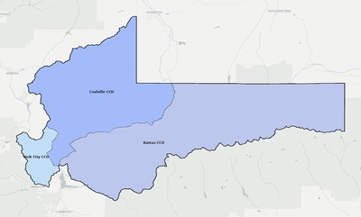Summit County UT townships and subdivisions map