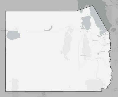 Tooele County UT county basemap context