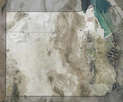 Tooele County UT USGS imagery and topo map