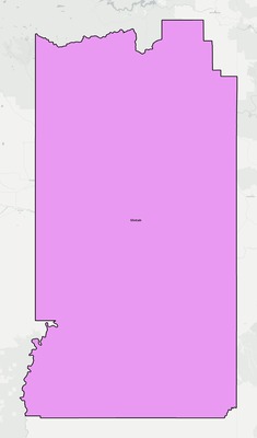 Uintah County UT school district boundaries map