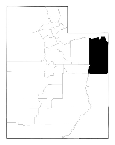 Uintah County in Utah