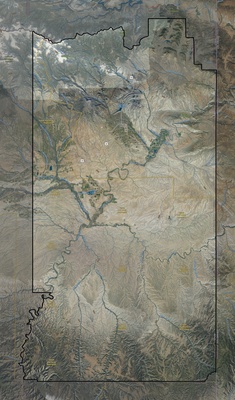 Uintah County UT USGS imagery and topo map