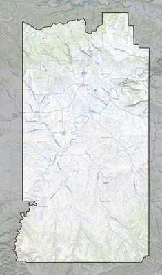 Uintah County UT USGS topo map