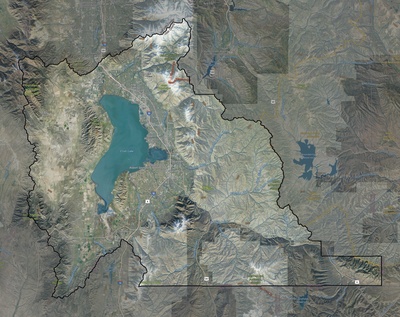 Utah County UT USGS imagery and topo map