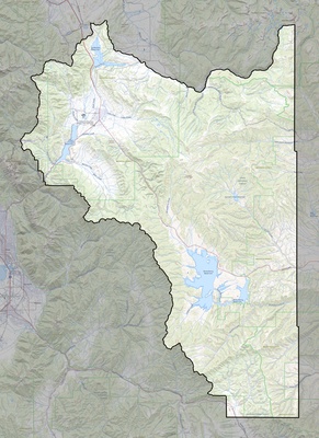 Wasatch County UT USGS topo map