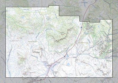 Washington County UT USGS topo map