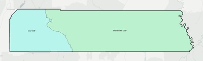 Wayne County UT townships and subdivisions map