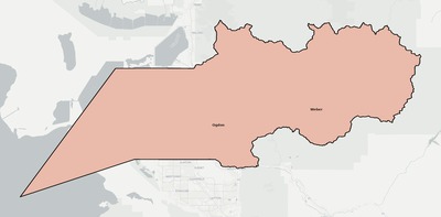 Weber County UT school district boundaries map