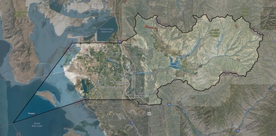 Weber County UT USGS imagery and topo map