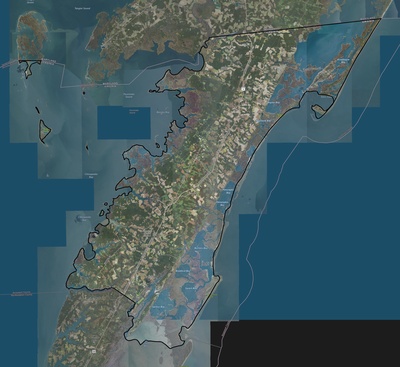 Accomack County VA USGS imagery and topo map