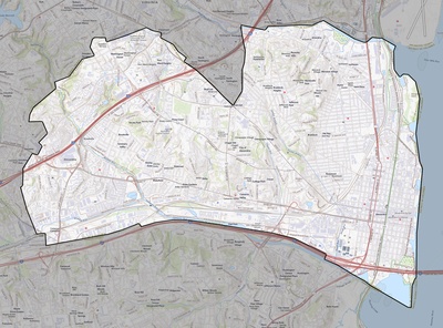 Alexandria County VA USGS topo map