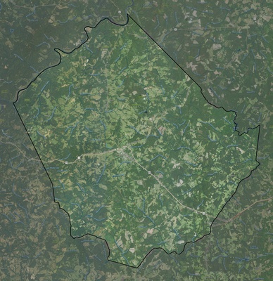 Appomattox County VA USGS imagery and topo map