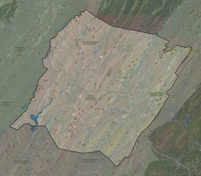 Bath County VA USGS imagery and topo map