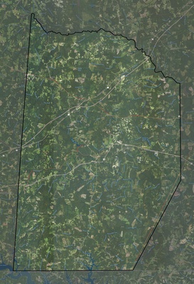 Brunswick County VA USGS imagery and topo map