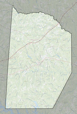 Brunswick County VA USGS topo map