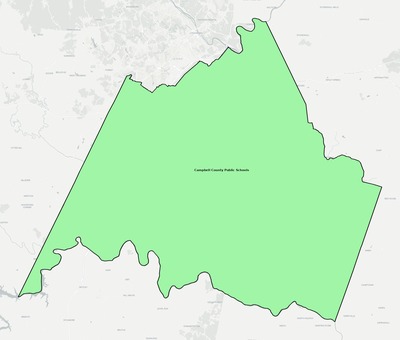 Campbell County VA school district boundaries map