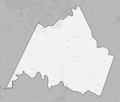 Campbell County VA county basemap context