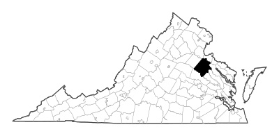 Caroline County in Virginia