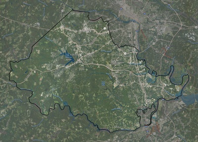 Chesterfield County VA USGS imagery and topo map