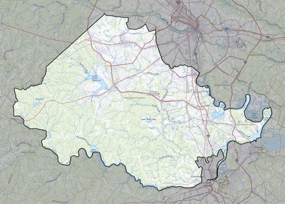 Chesterfield County VA USGS topo map