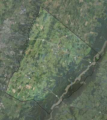 Clarke County VA USGS imagery and topo map