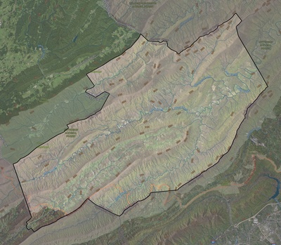 Craig County VA USGS imagery and topo map