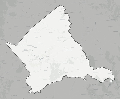 Culpeper County VA county basemap context
