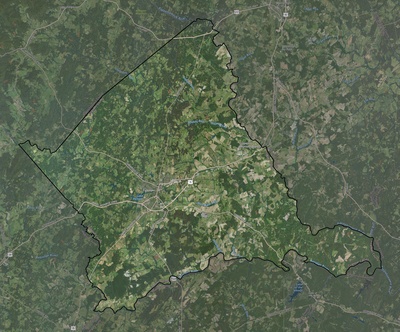 Culpeper County VA USGS imagery and topo map