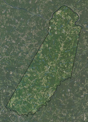 Cumberland County VA USGS imagery and topo map