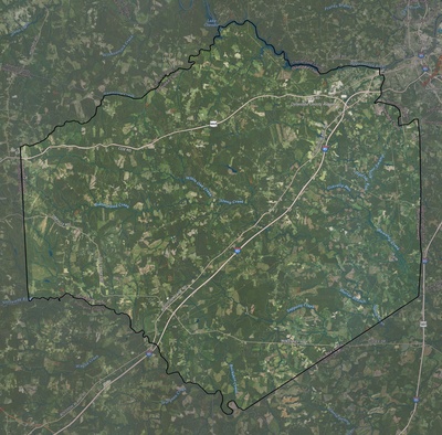 Dinwiddie County VA USGS imagery and topo map