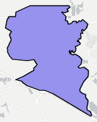 Franklin County VA school district boundaries map