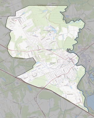 Franklin County VA USGS topo map