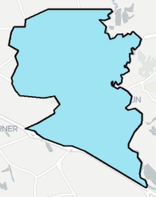 Franklin County VA ZIP code boundaries map