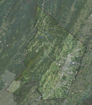 Frederick County VA USGS imagery and topo map