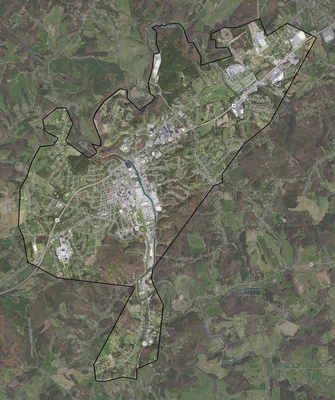 Galax County VA USGS imagery and topo map