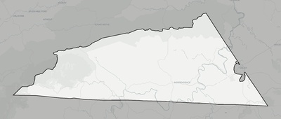 Grayson County VA county basemap context