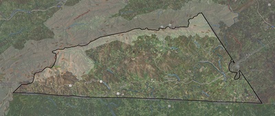 Grayson County VA USGS imagery and topo map