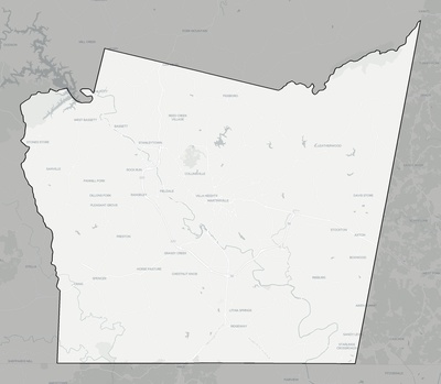 Henry County VA county basemap context
