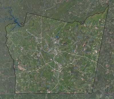 Henry County VA USGS imagery and topo map
