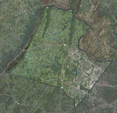 Loudoun County VA USGS imagery and topo map