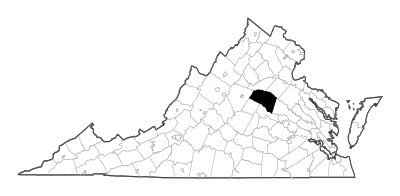 Louisa County in Virginia