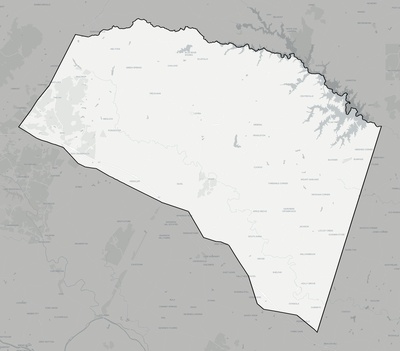Louisa County VA county basemap context